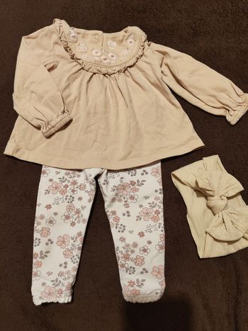 Ensemble bébé fille 6mois 
