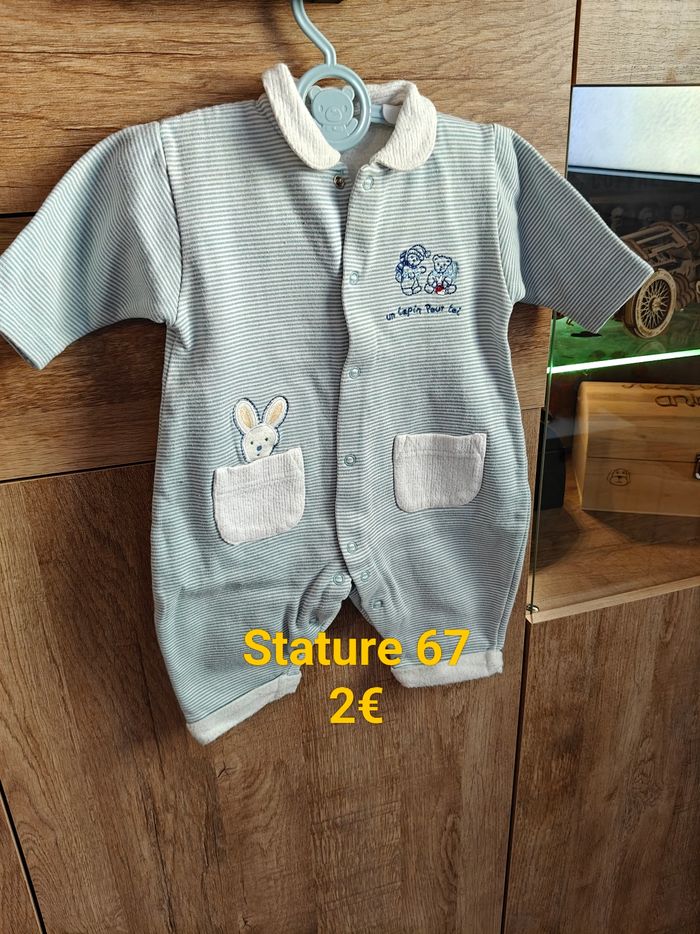 Lot 7 pyjamas + 1 ensemble polaire - photo numéro 2