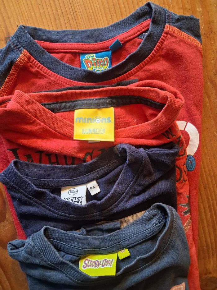 T.shirt garçon - 4 ans - Différentes Marques - photo numéro 2