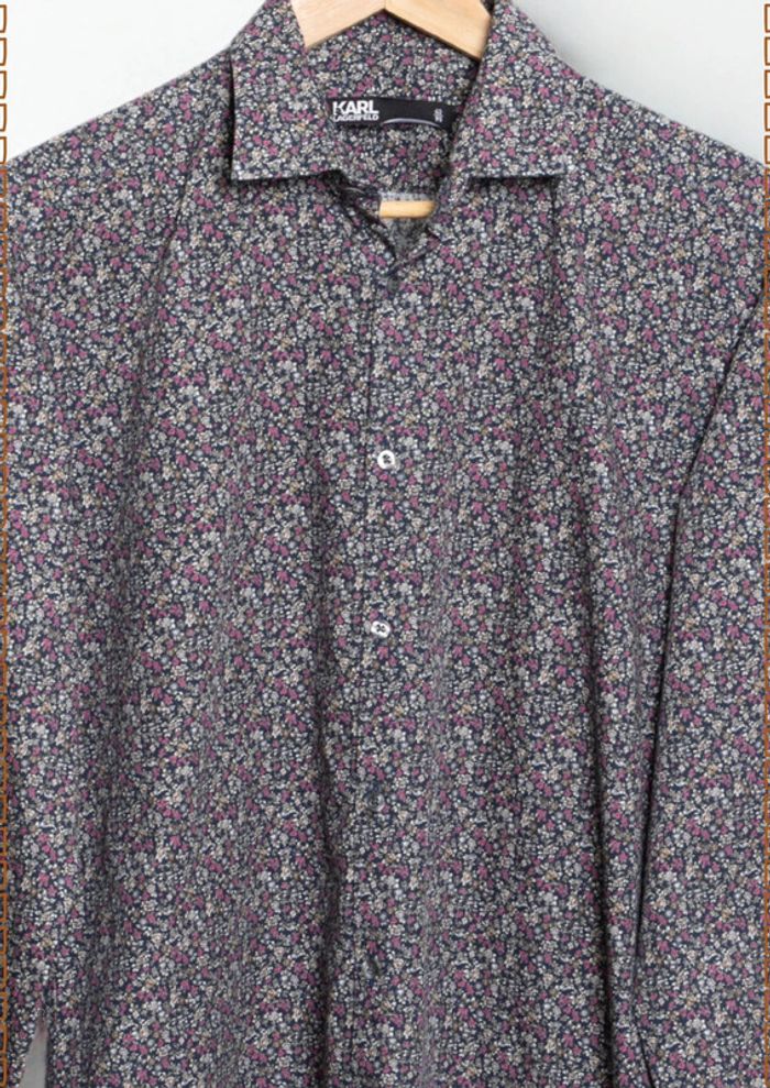 Chemise Karl Lagerfeld à imprimé floral – Taille 40 - photo numéro 2