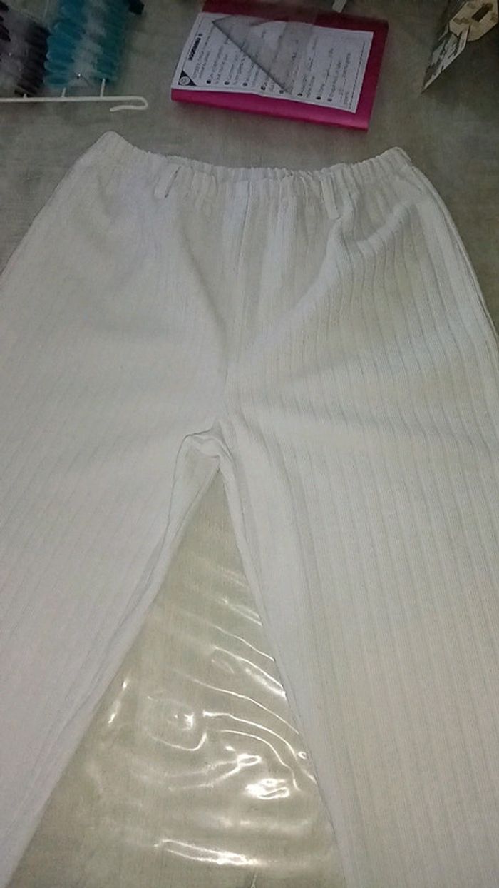 Pantalon blanc femme - photo numéro 4
