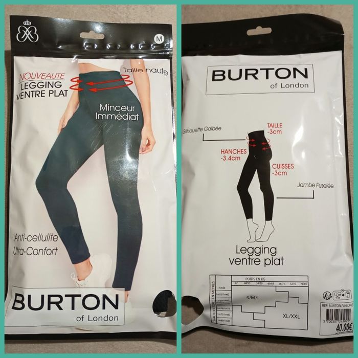 Legging ventre plat Burton anti-cellulite Taille M
