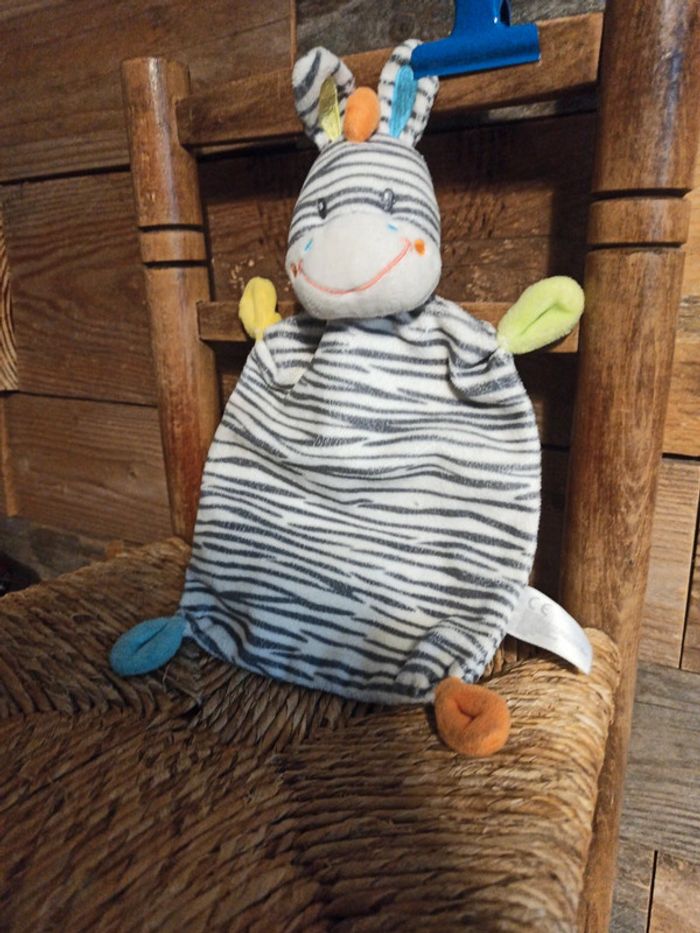 Doudou zèbre Nicotoy be - photo numéro 3