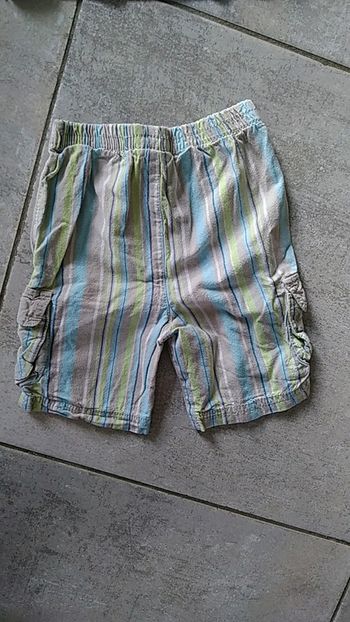 Short rayé 12 mois