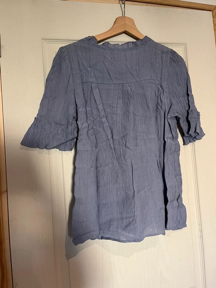 Blouse bleue - photo numéro 5