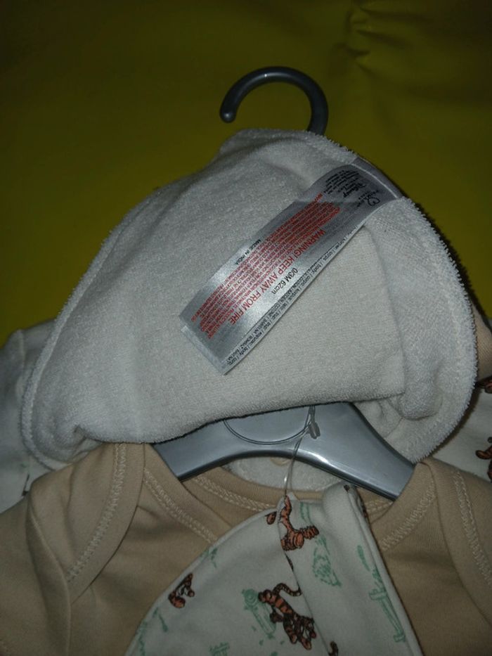 Ensemble 4 pièces garçon en coton disney winnie l'ourson 3 mois - photo numéro 3