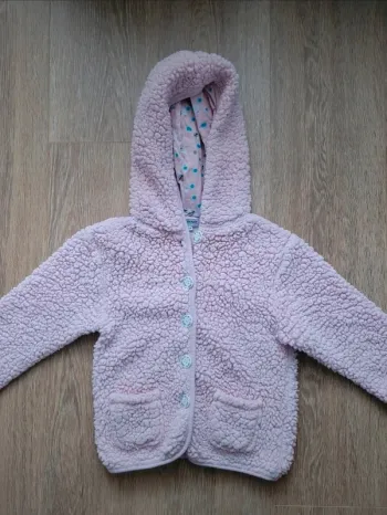 Veste rose à capuche Naf Naf 6 ans