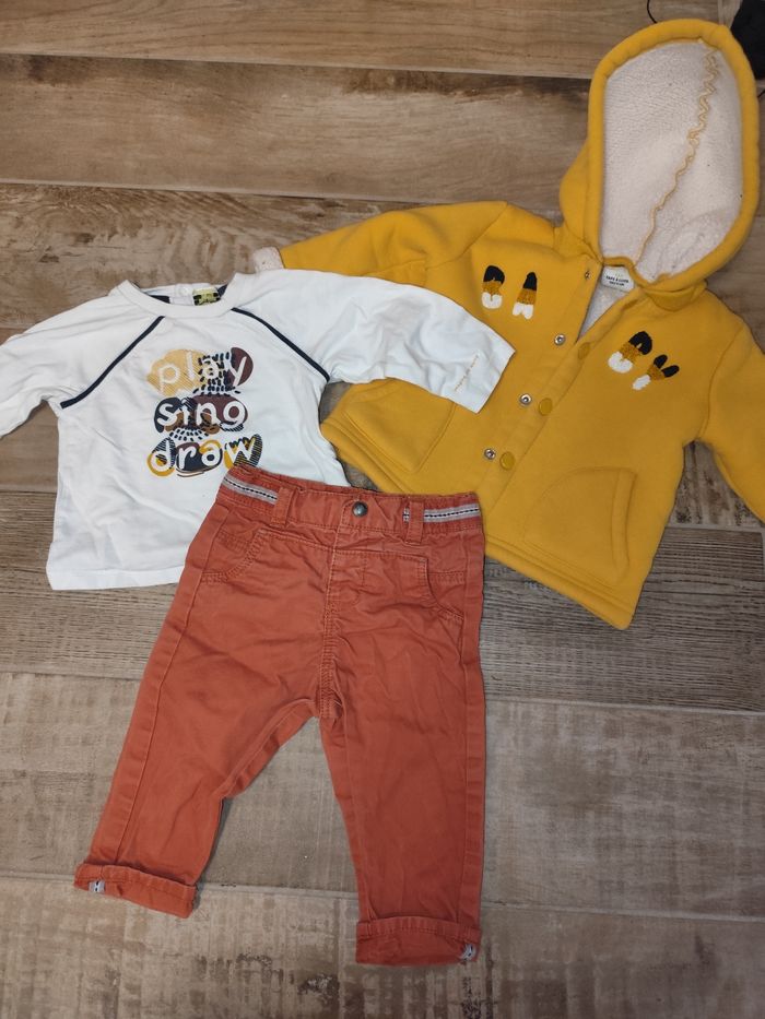 Lot vêtements garçon 9 mois - photo numéro 2