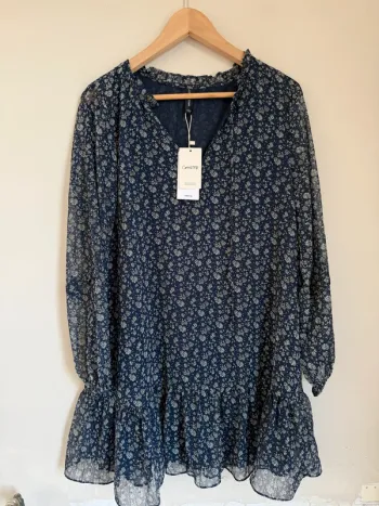 Robe Mango bleu neuve