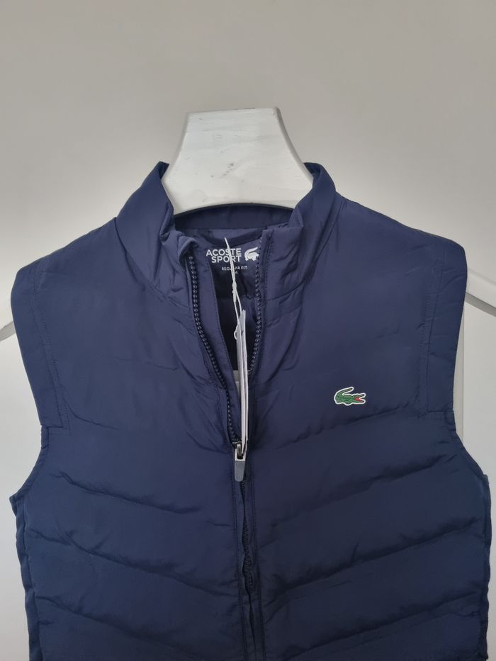 Doudoune sans manches fine Lacoste bleu marine XS - photo numéro 2