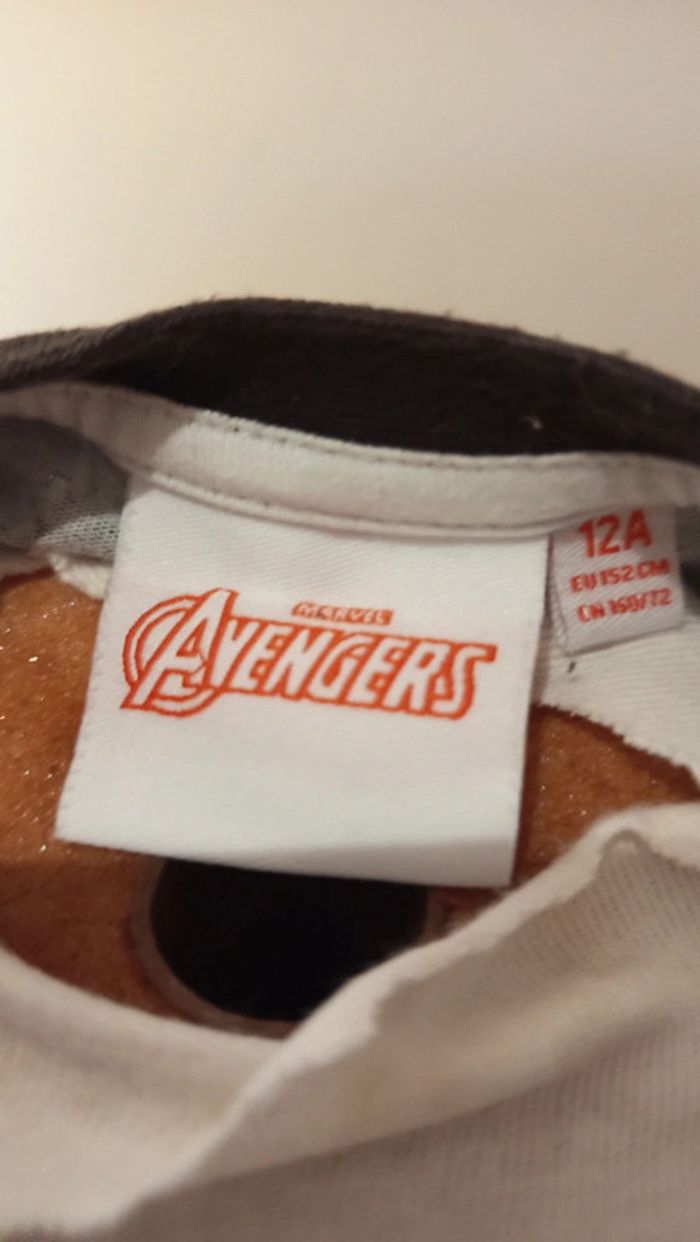 T shirt 12ans  Avengers - photo numéro 3
