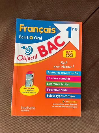 Bac de français neuf