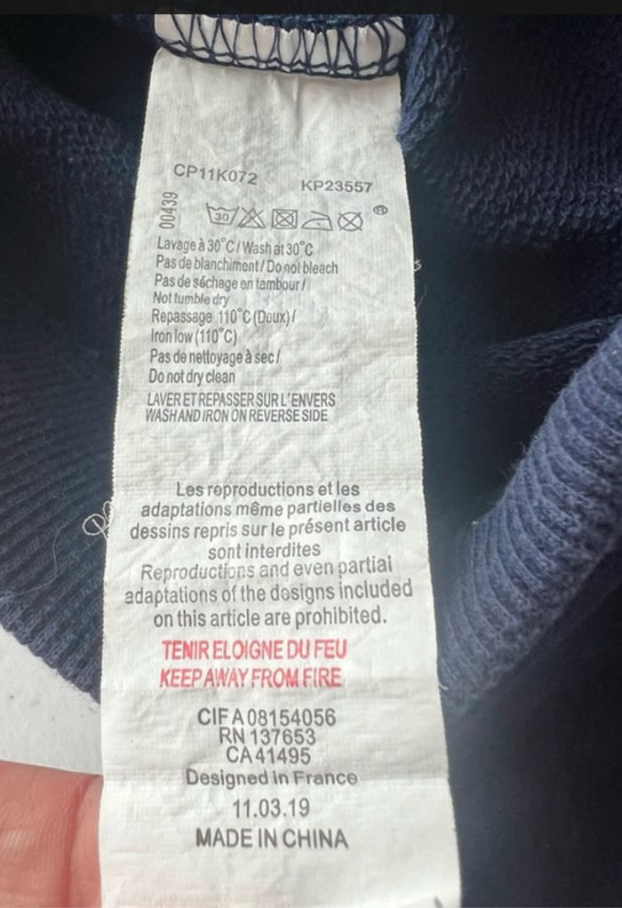 Pantalon Kenzo  Taille 18 mois  Comme neuf, peu mis  Modèle authentique - photo numéro 4