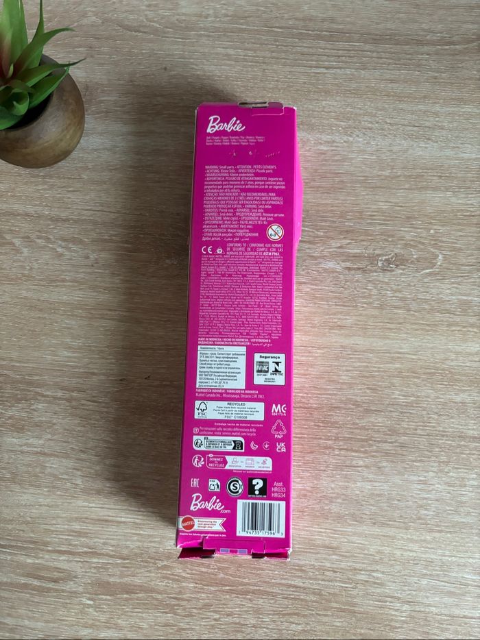 Poupée barbie ballerine tutu rose mattel neuf - photo numéro 3