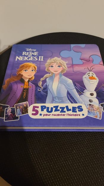 LA REINE DES NEIGES 2 - Mon Petit Livre Puzzle - 5 puzzles 9 pièces - Disney