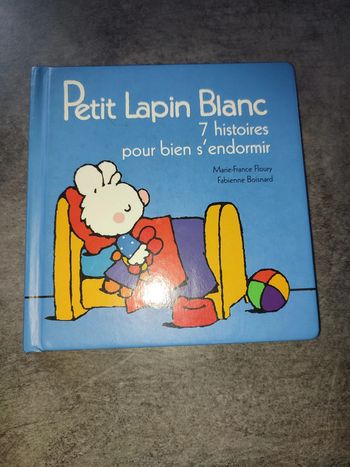 livre "petit lapin blanc, 7 histoires pour bien s'endormir"