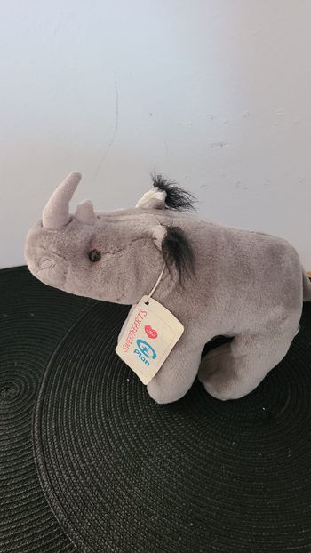 peluche rhinoceros nature planet doudou rhino