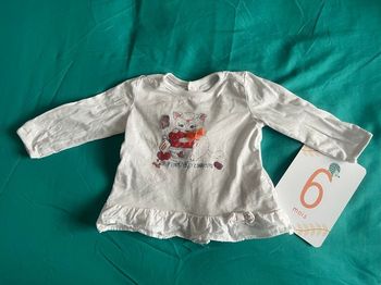 T-shirt manches longues - 6 mois 
