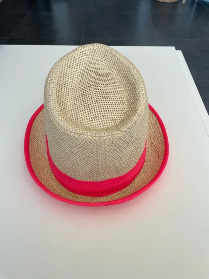 Chapeau de plage Femme Rose fluo - photo numéro 2