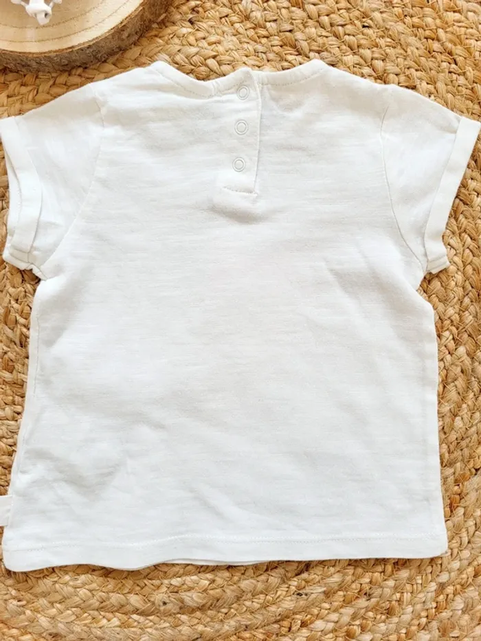 Ensemble T-shirt Short Tape à l'œil 6 mois - photo numéro 3