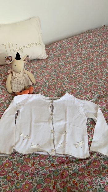 Magnifique gilet jean Bourget