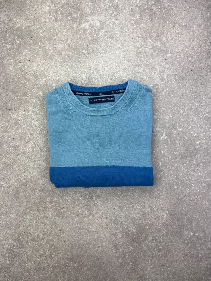 🧥 Pull bleu Tommy Hilfiger taille M coton 🧥