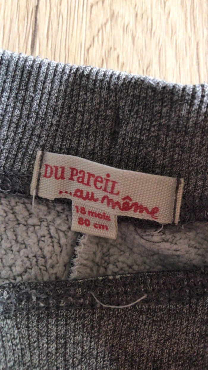 Pantalon molleton gris - photo numéro 4