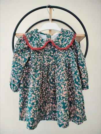 2 ans robe manches longues automne hiver a col 90 cm