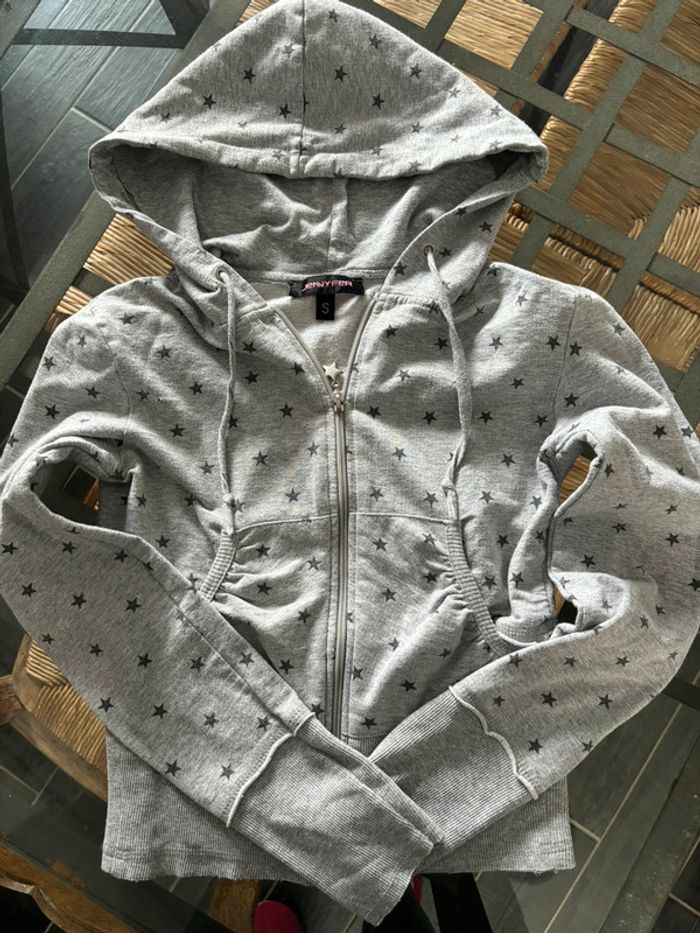 Sweat-shirt capuche fille cintré Jennyfer S - photo numéro 6