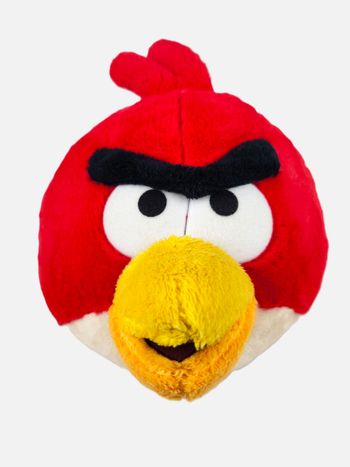 Peluche Tête Géante Red (Oiseau Rouge) - Angry Birds