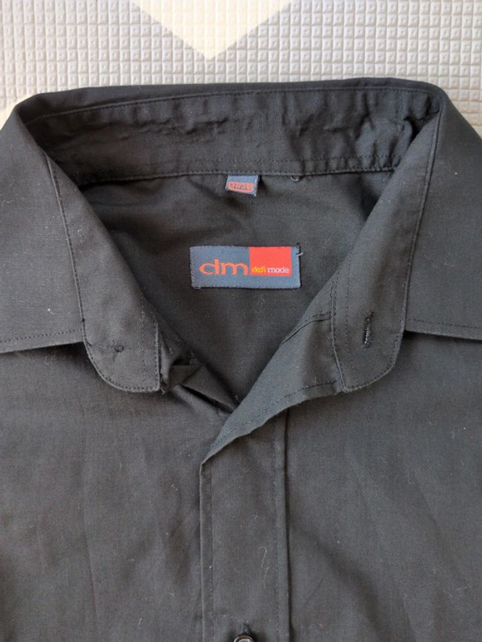 Chemise noire Défi Mode - photo numéro 2