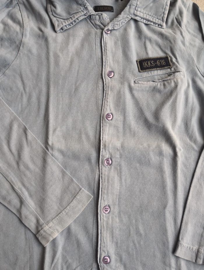 Polo manches longues ikks 8 ans - photo numéro 3