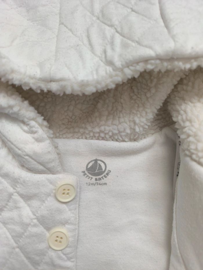 Veste à capuche Petit Bateau 12 mois - photo numéro 3