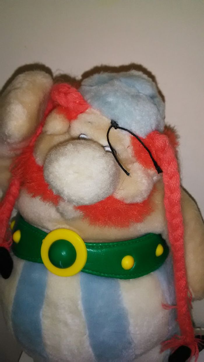 peluche ''obelix '' michael muhleck  34 cm - photo numéro 2