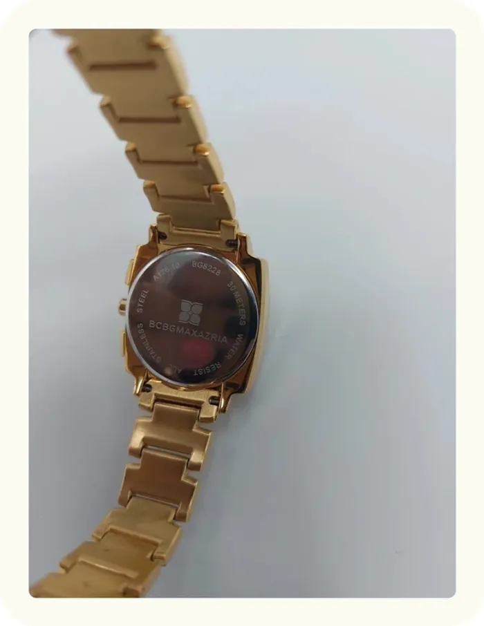 Montre a aiguilles femme couleur or BCBGmaxazria - photo numéro 7