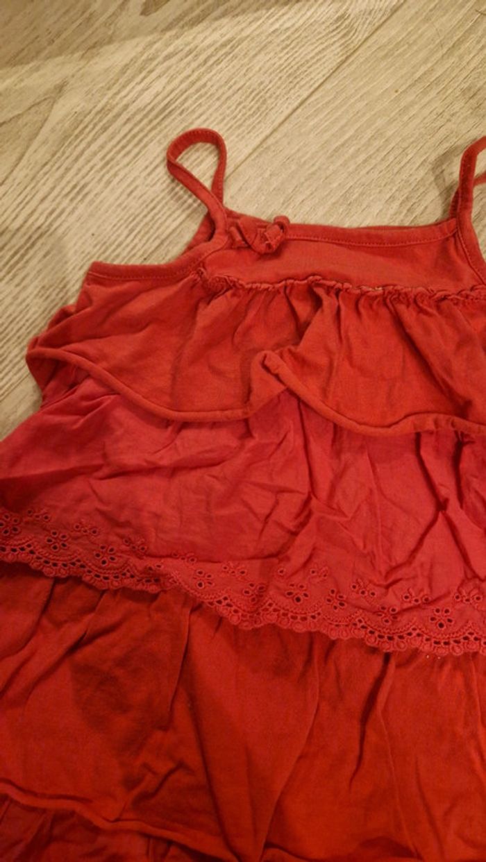 Robe à volants rose fuschia Tex 🌸 36 mois - photo numéro 2