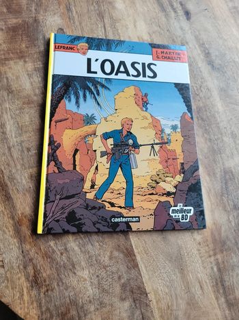 Bd l'oasis lefranc casterman Martin chaillet