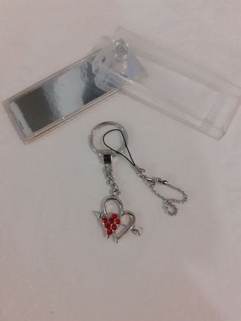 Porte clef forme coeur