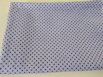 Coton pois violet