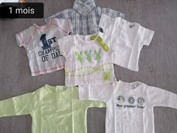 Lot garçon 1 mois