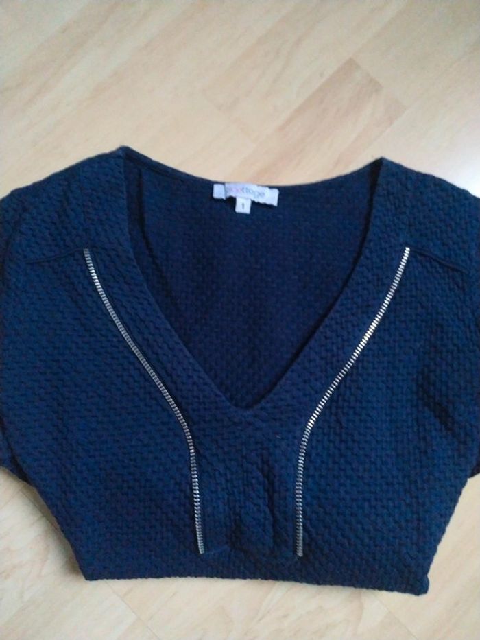 Scottage taille 1 bleu foncé - photo numéro 2
