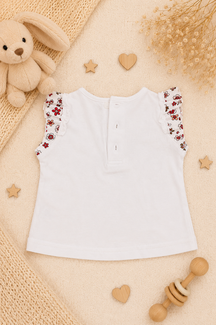 t-shirt blanc 3 mois - photo numéro 2