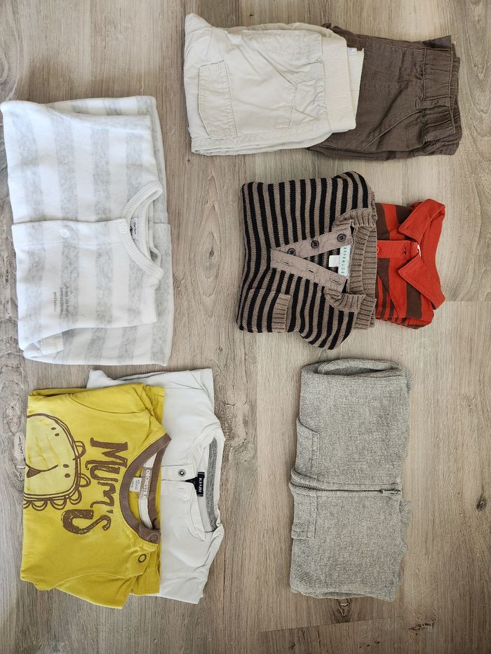 Lot vêtements garçons 12 mois
