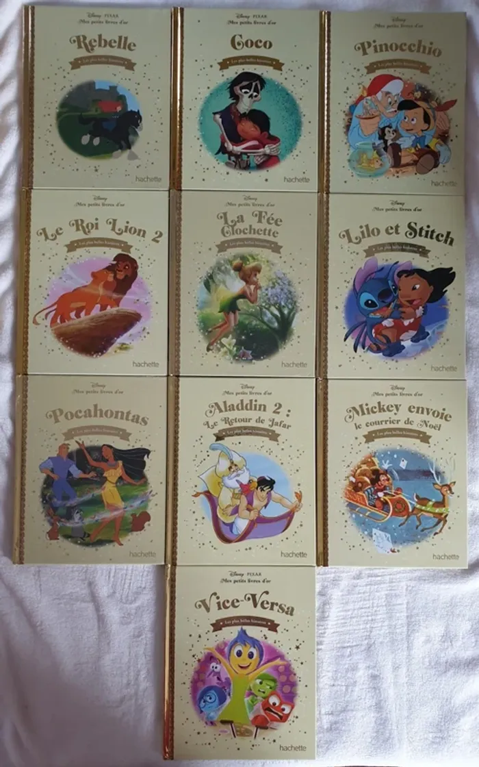 Mes petits livres d'or Disney 31 à 40