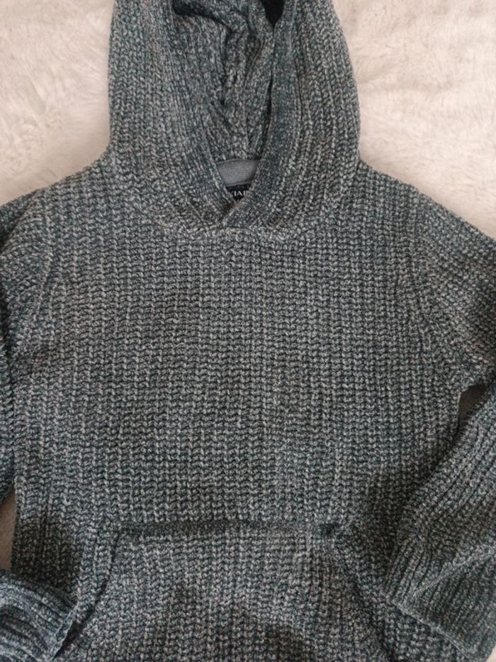 Pull tout doux gris bleu 4 ans - photo numéro 2