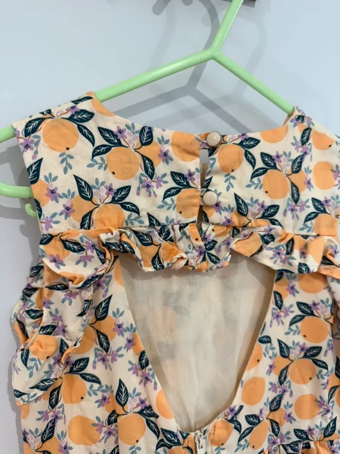 Magnifique robe thème pêche 🍑 - taille 4 ans - photo numéro 5