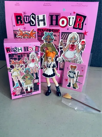 Pop Mart Peach Riot Rush Hour - Gigi Housekeeping