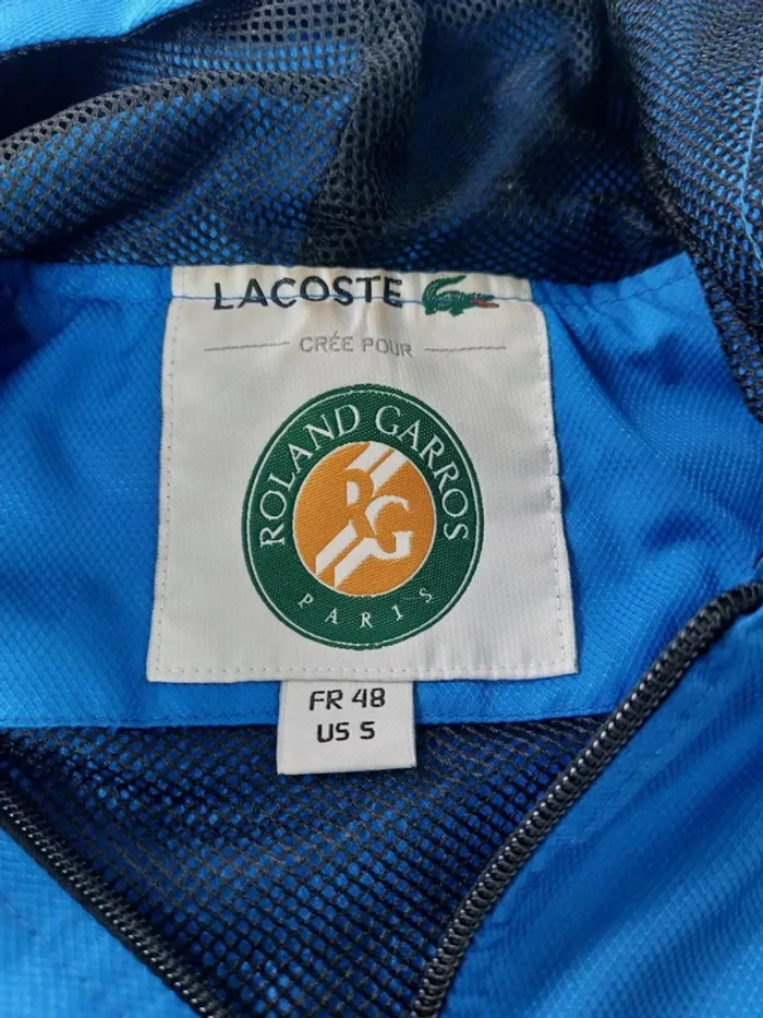 Veste Coupe Vent Lacoste X Rolland Garros - photo numéro 5