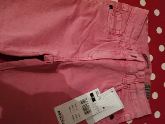 Pantalon neuf Slim rose 6 ans - photo numéro 2