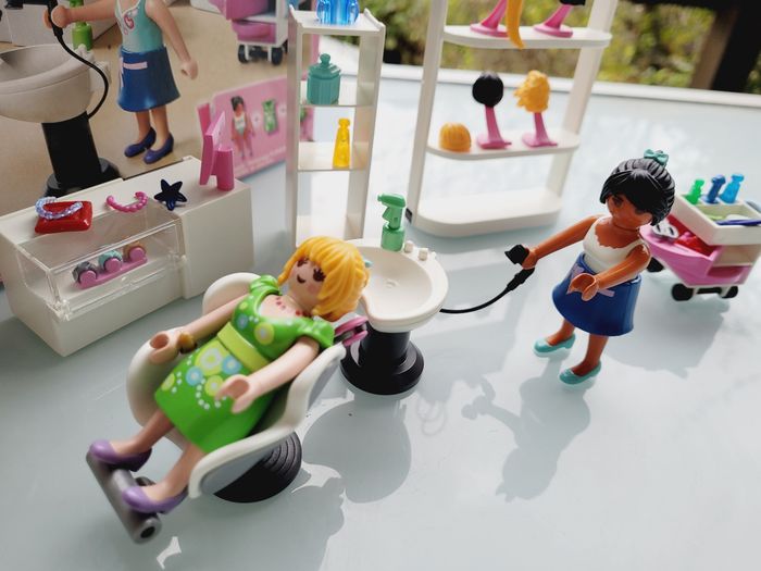 Playmobil 5487 💇‍♀️ Salon de beauté 🪮 complet avec boite - photo numéro 4